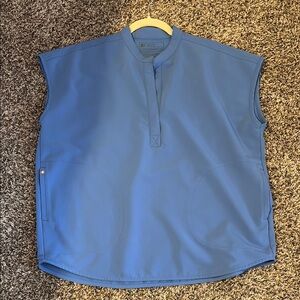 Figs Rafaela scrub top ceil blue size medium